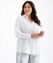 Chemise manches longues dos rallongé femme grande taille[MISSING]